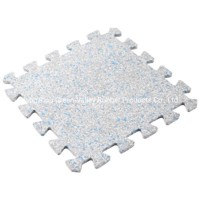 Gym Easty Install Wear Resistant Interlocking Rubber Tile Rubber Flooring Gym